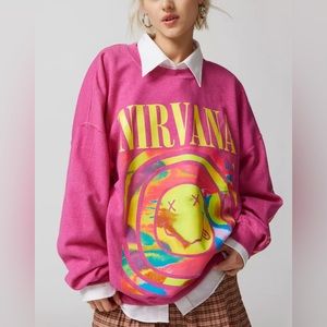 Pink Nirvana Crew Neck